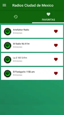 Radios Ciudad de Mexico android App screenshot 1